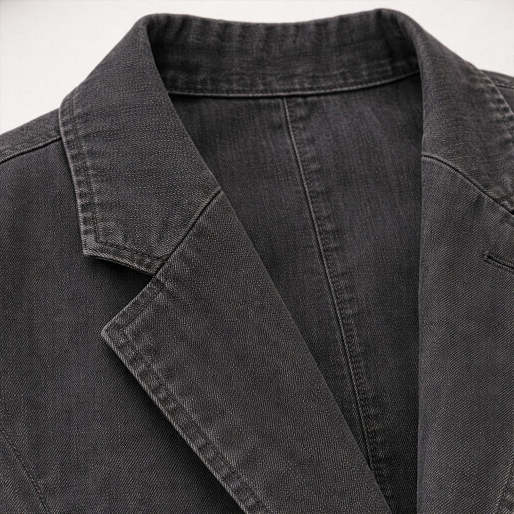 Men's Unstructured Patch-Pocket Blazer, Warm-Weather Woven Jacket