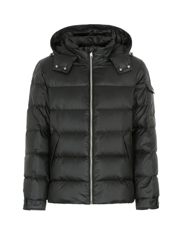 Men's Padded Hooded Puffer Jacket, Faux-Fur Trim Winter Coat