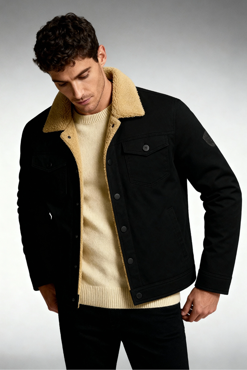 Men's Fleece Zip Jacket, Everyday Seasonal Coat