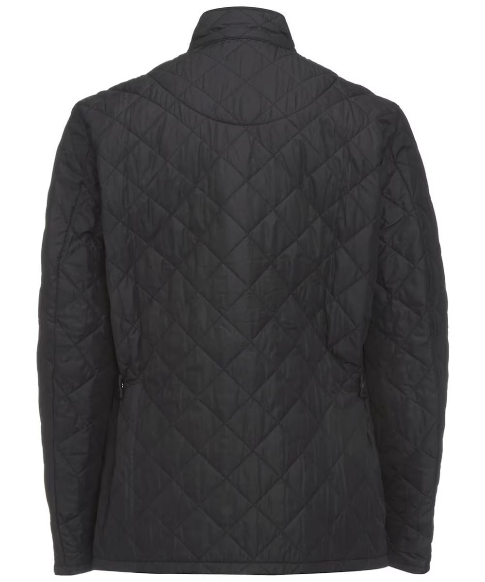 Men's Diamond-Quilted Jacket, Stand Collar and Zip Side Pockets