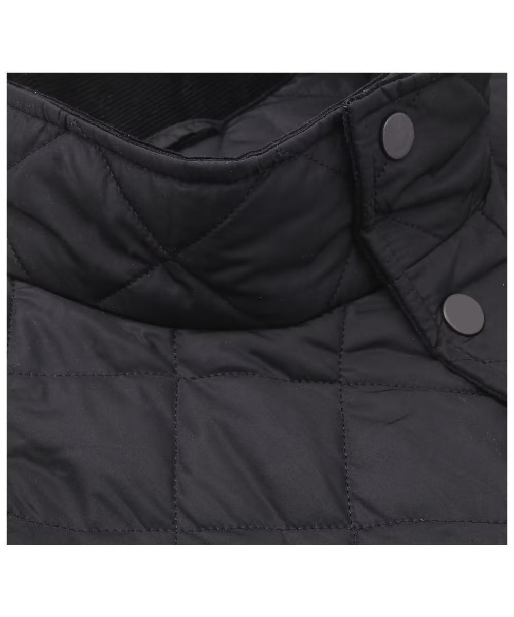 Men's Diamond-Quilted Jacket, Stand Collar and Zip Side Pockets